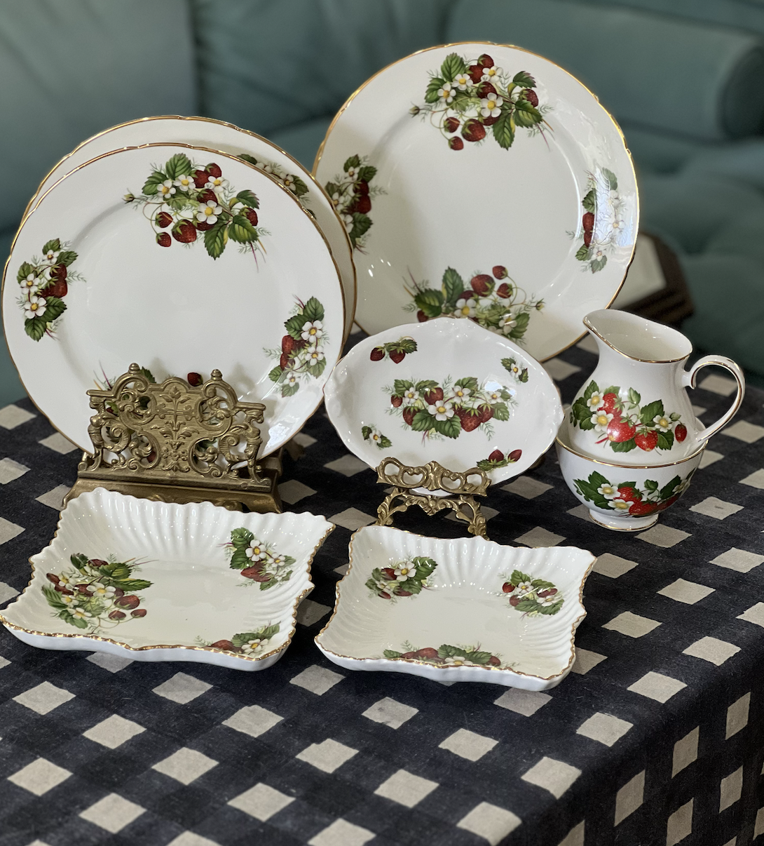 Vintage Hammersley Strawberry Ripe Bone China Collection | Royal